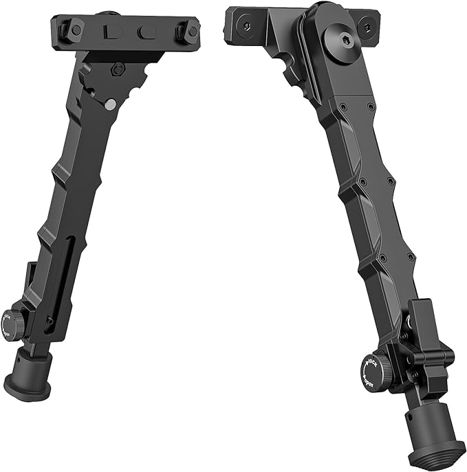 7.5-9 Adjustable Rifle Bipod - Compatible with M-Rail Platforms